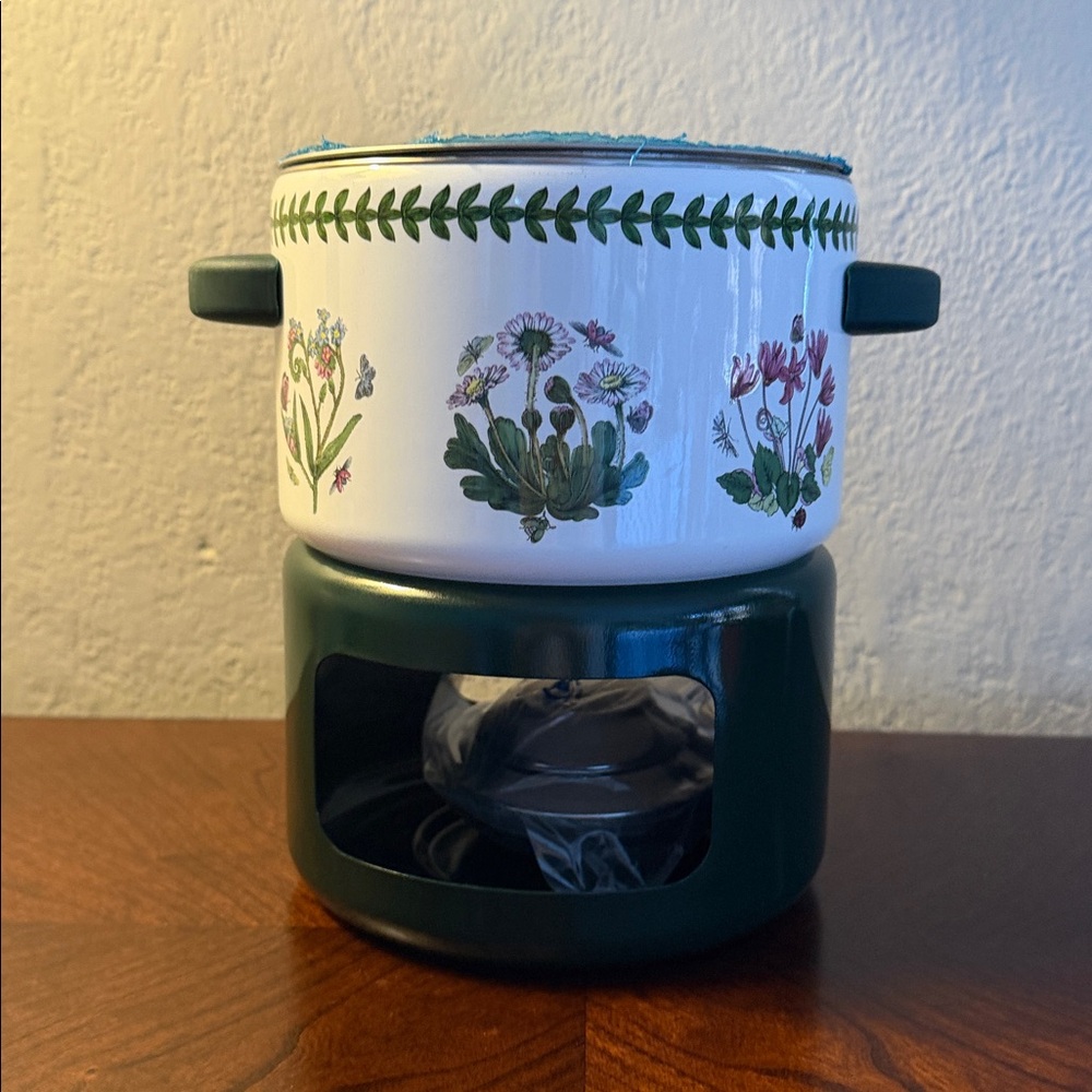 Portmeirion Botanic Garden Fondue Set Complete with Box - Picture 4 of 9